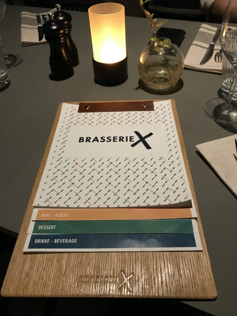 Middag på Brasserie X