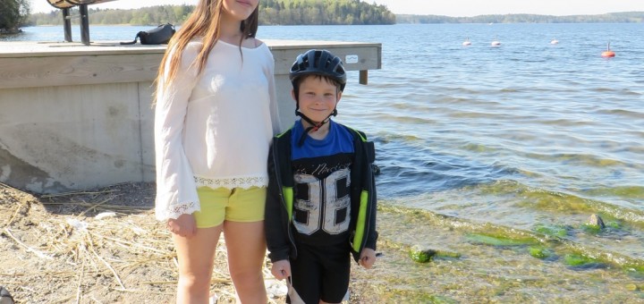 Underbar dag vid stranden