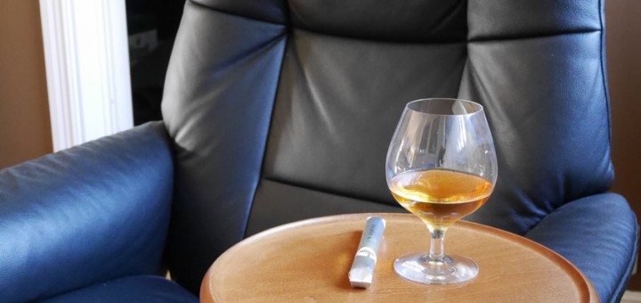 Cognac och cigarr efter en god middag!