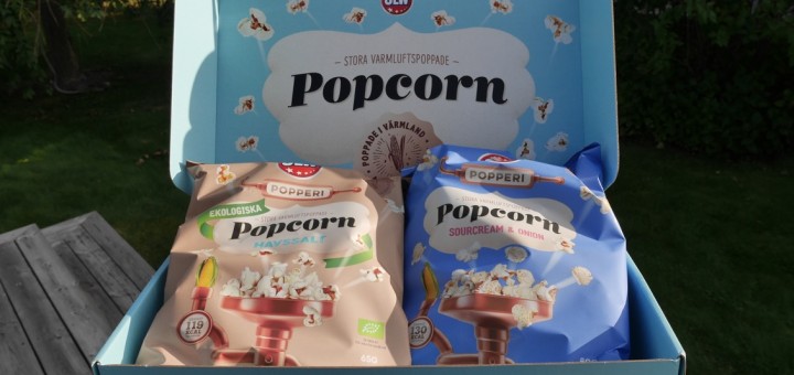 Smaksatta popcorn från OLW