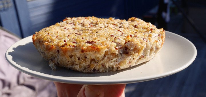 Nyttig och proteinrik äppelkaka
