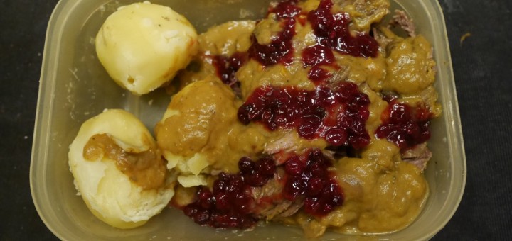 Nattbakad högrev i crock-pot