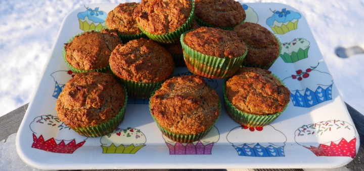 Supergoda glutenfria muffins utan tillsatt socker