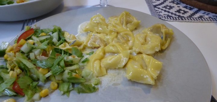 Tortellini med gorgonzolasås