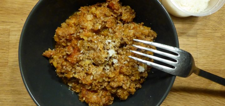 Köttfärssås 50/50 i Crock Pot
