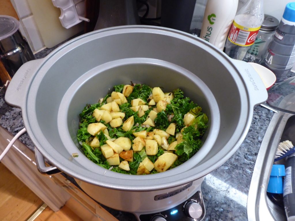 Potatis, grönkål, lök och vitlök.