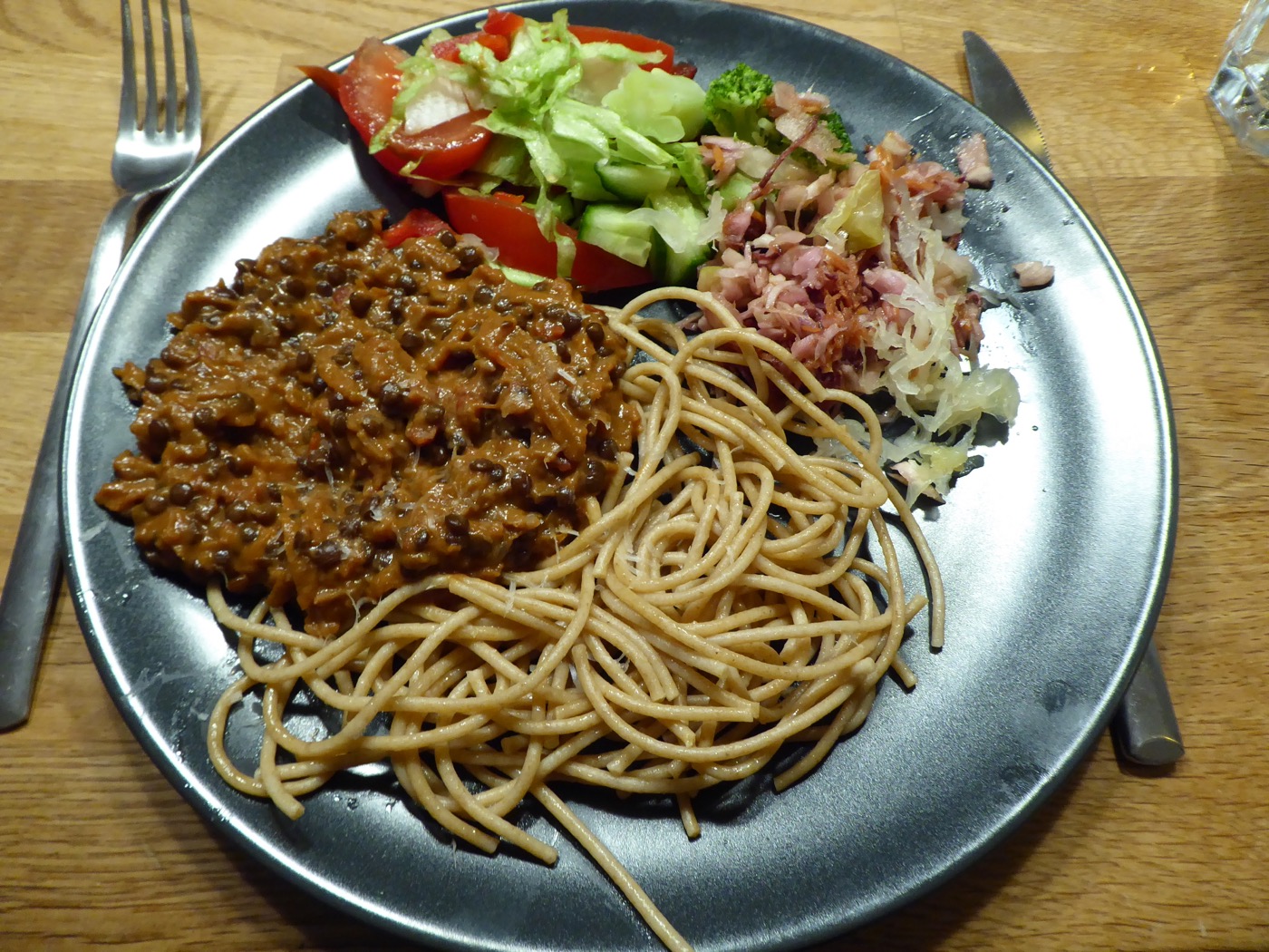 Vegetarisk spaghetti bolognese i Crock Pot Leva sunt