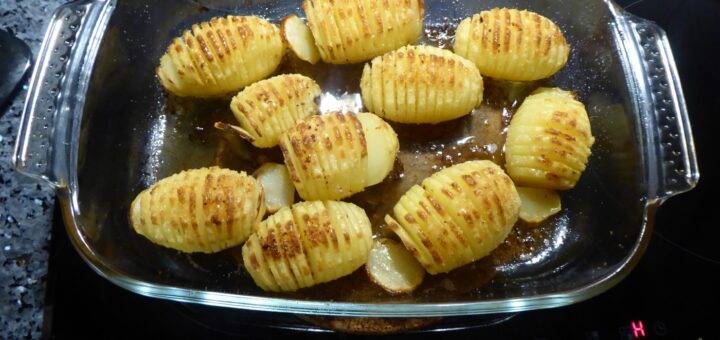Bästa receptet på hasselbackspotatis