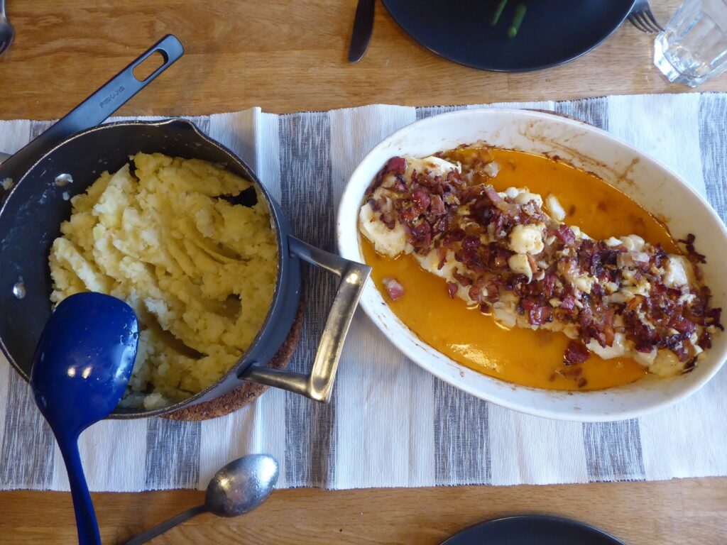 Fisk, stomp. grönsaker - perfektion!