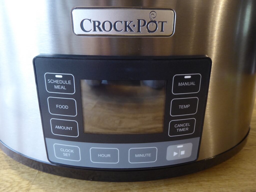 I Crock Pot Time Select kan du knappa in när du vill att maten ska stå färdig. Så smart!