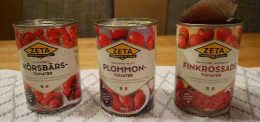 Konserverade tomater från Zeta