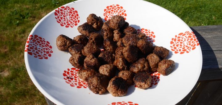 Helt underbara älgfärsbullar!