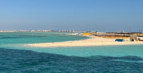 Vi åkte på en heldagsutflykt till Utopia Island där två snorkelstopp och lunch ingick.