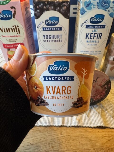 Valio Laktosfri kvarg apelsin & choklad