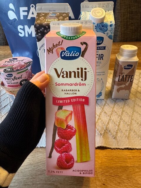 Valio Vanilj Rabarber & Hallon