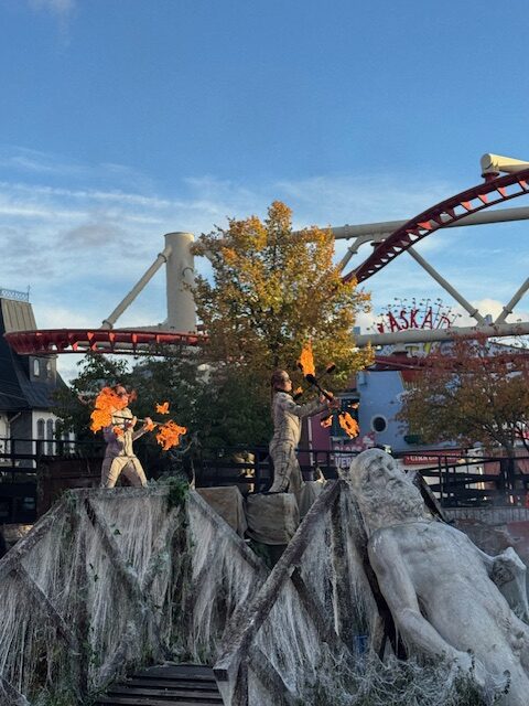 Det bjöds på en fantastisk eldshow!