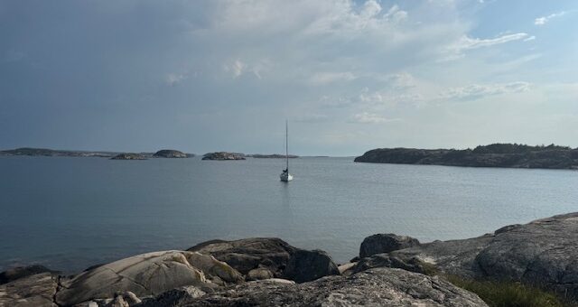 Mycket vackert vid Saltviks camping.