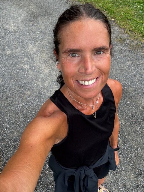 Kort löptur på morgonen innan hemfärd.